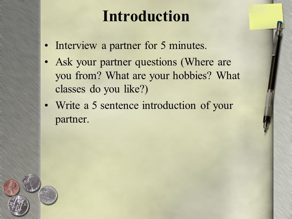 How to start an essay in first person